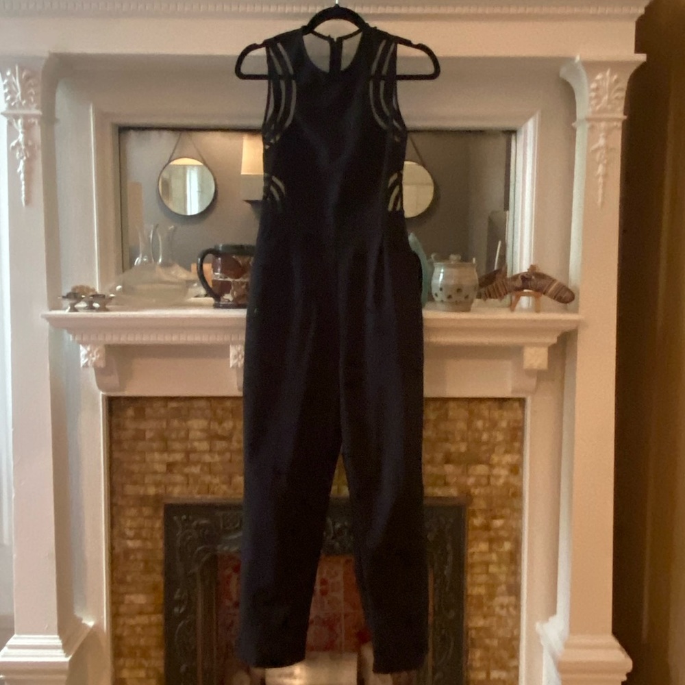 Stella McCartney inspired jumpsuit with sheer back